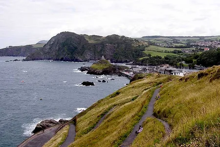Part of England's South West Coast Path at Ilfracombe, North Devon.