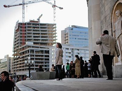 Warsaw Poland construction