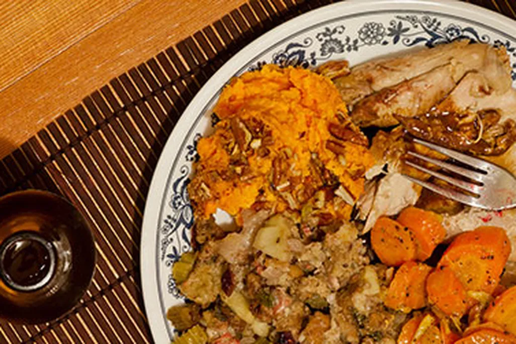 Thanksgiving plate