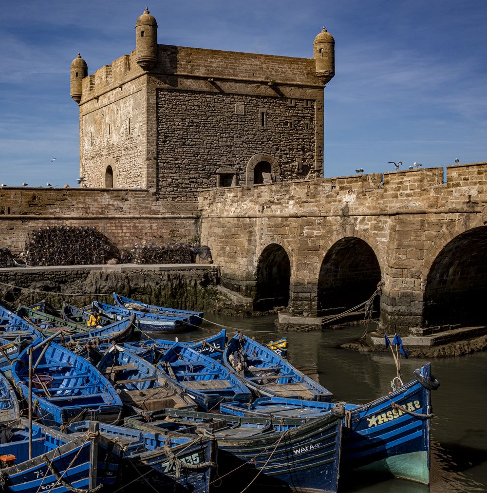 Essaouira (Morocco) is charming and unique.