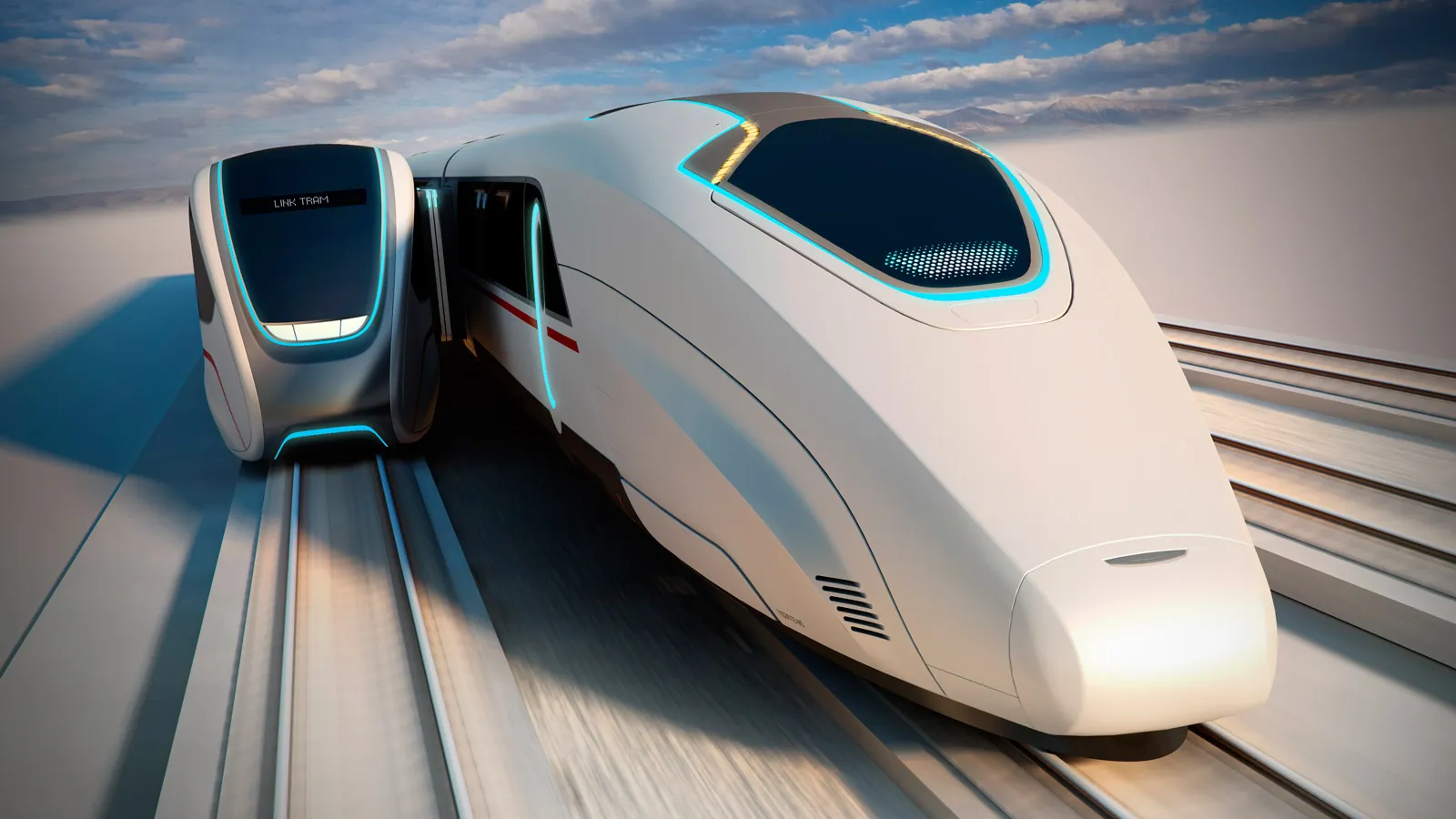 futuristic concept train