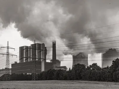 A coal power plant in Germany.