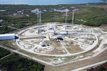 The way it was: SLC-40, a U.S. Air Force pad dating back to the 1960s, looked like this before SpaceX improved it over the last year. New pictures of the complex have not been released, due to worries about photographing militarily sensitive hardware.