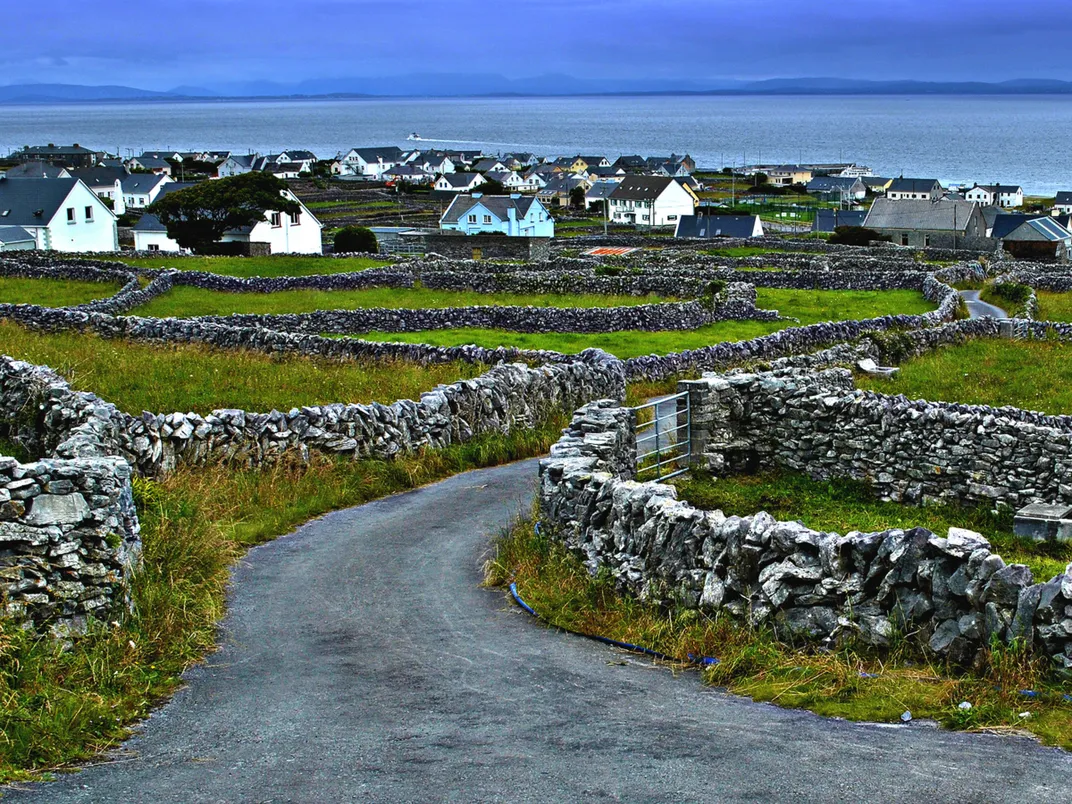 Landscape of the fabled Aran Islands