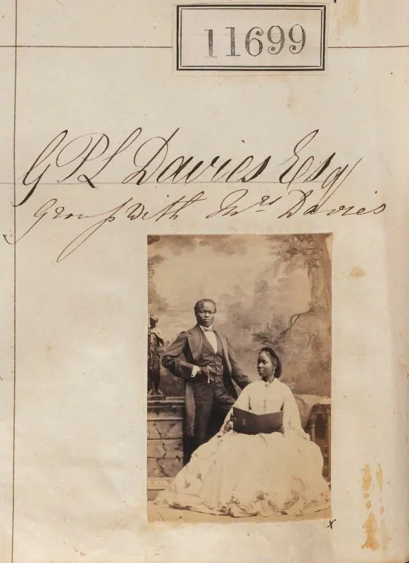 Bonetta and her husband, James Davies
