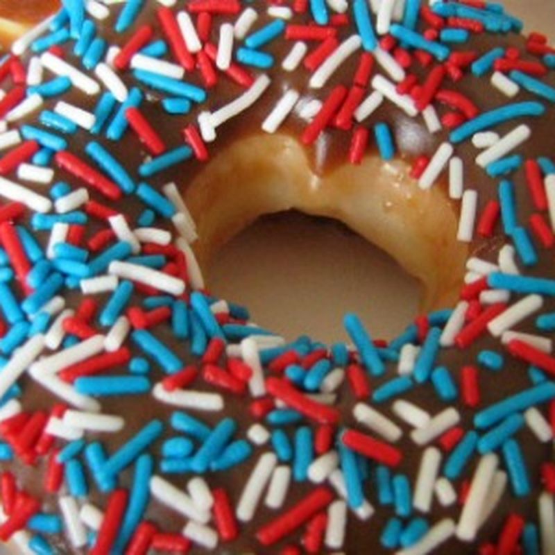 Please donut eat our foam board doughnut. Even if it looks