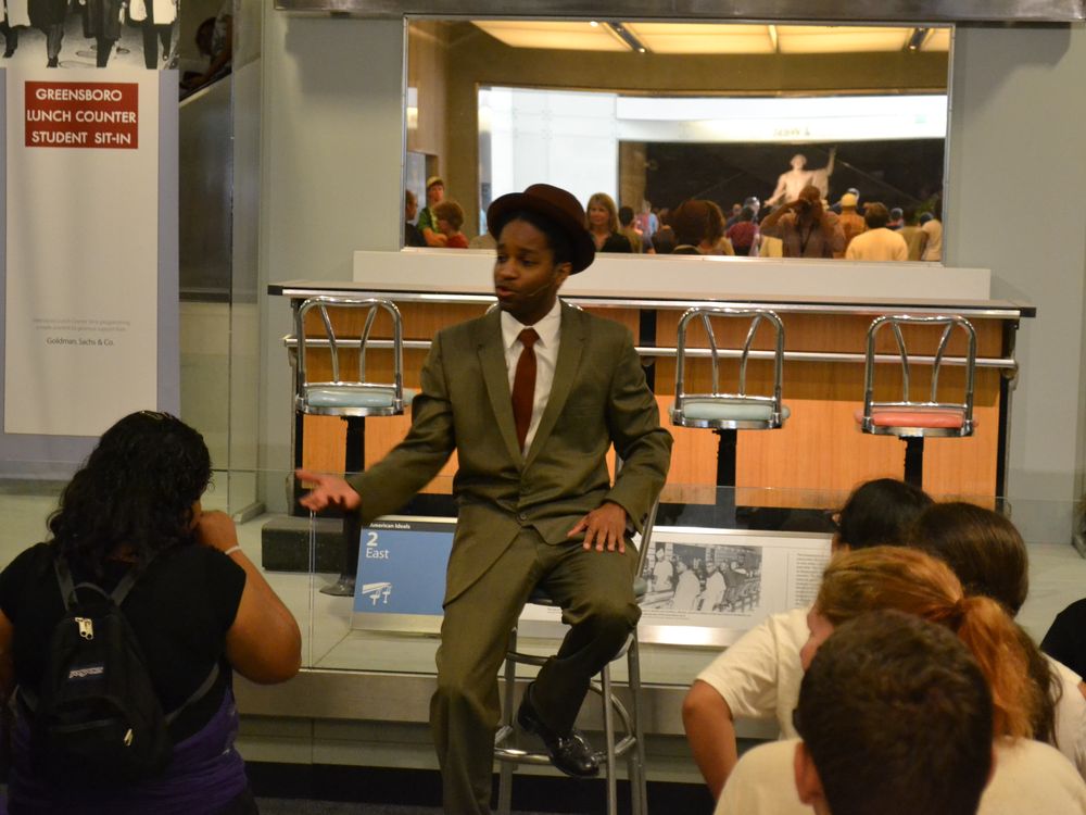 Actor and Greensboro Lunch Counter