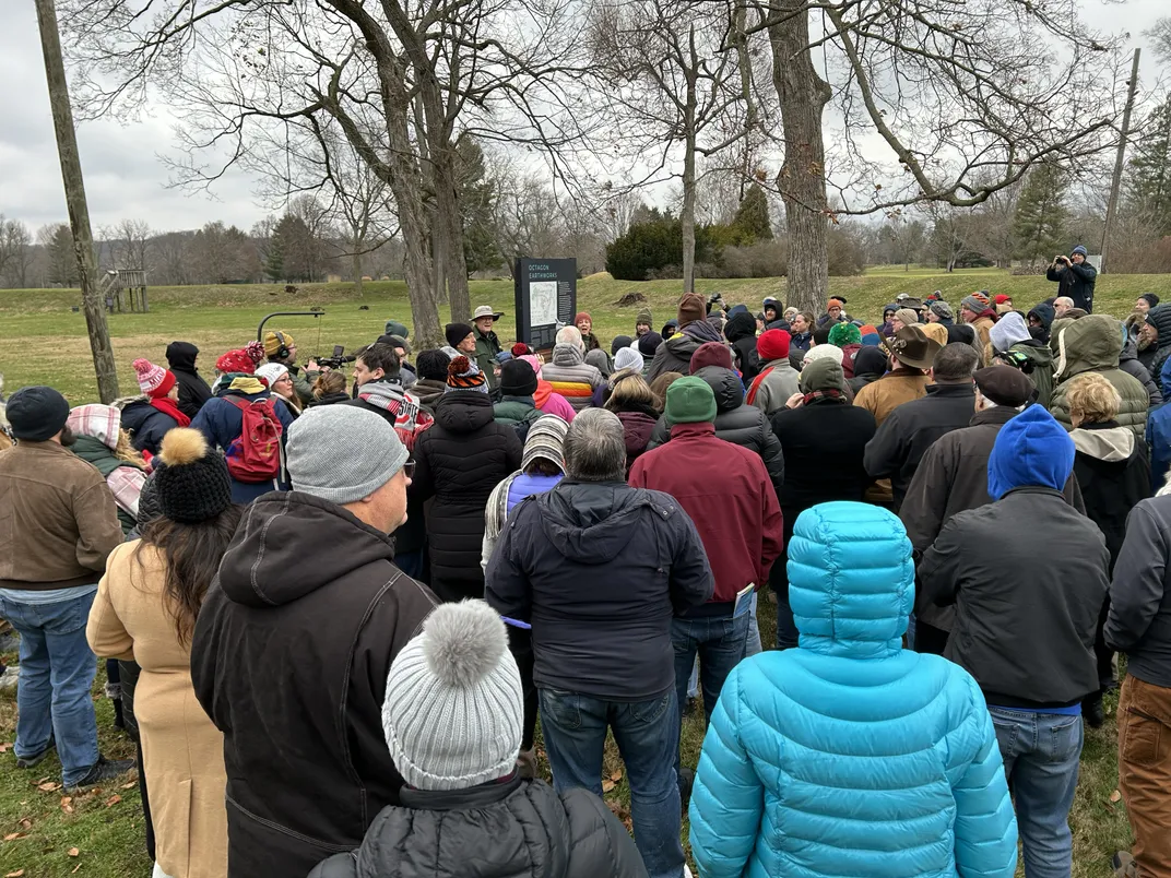 Opening of Octagon Earthworks