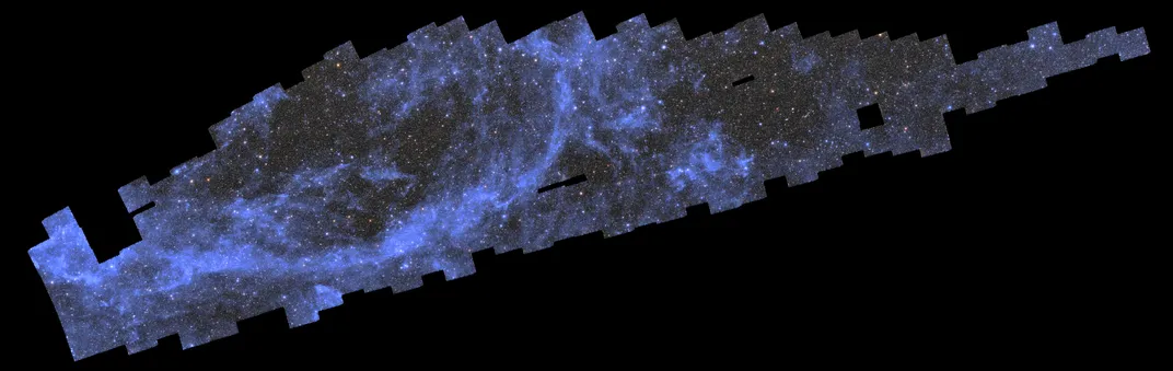Mosaic of Euclid observations