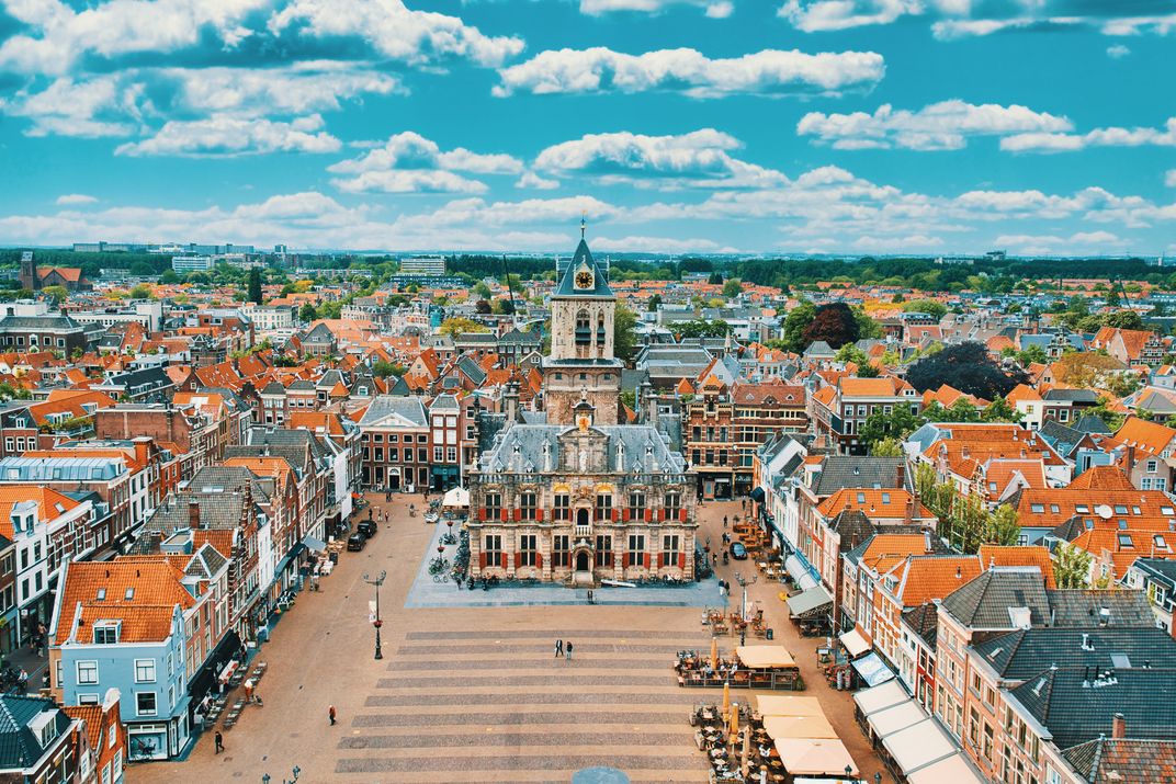 Main square in Delft