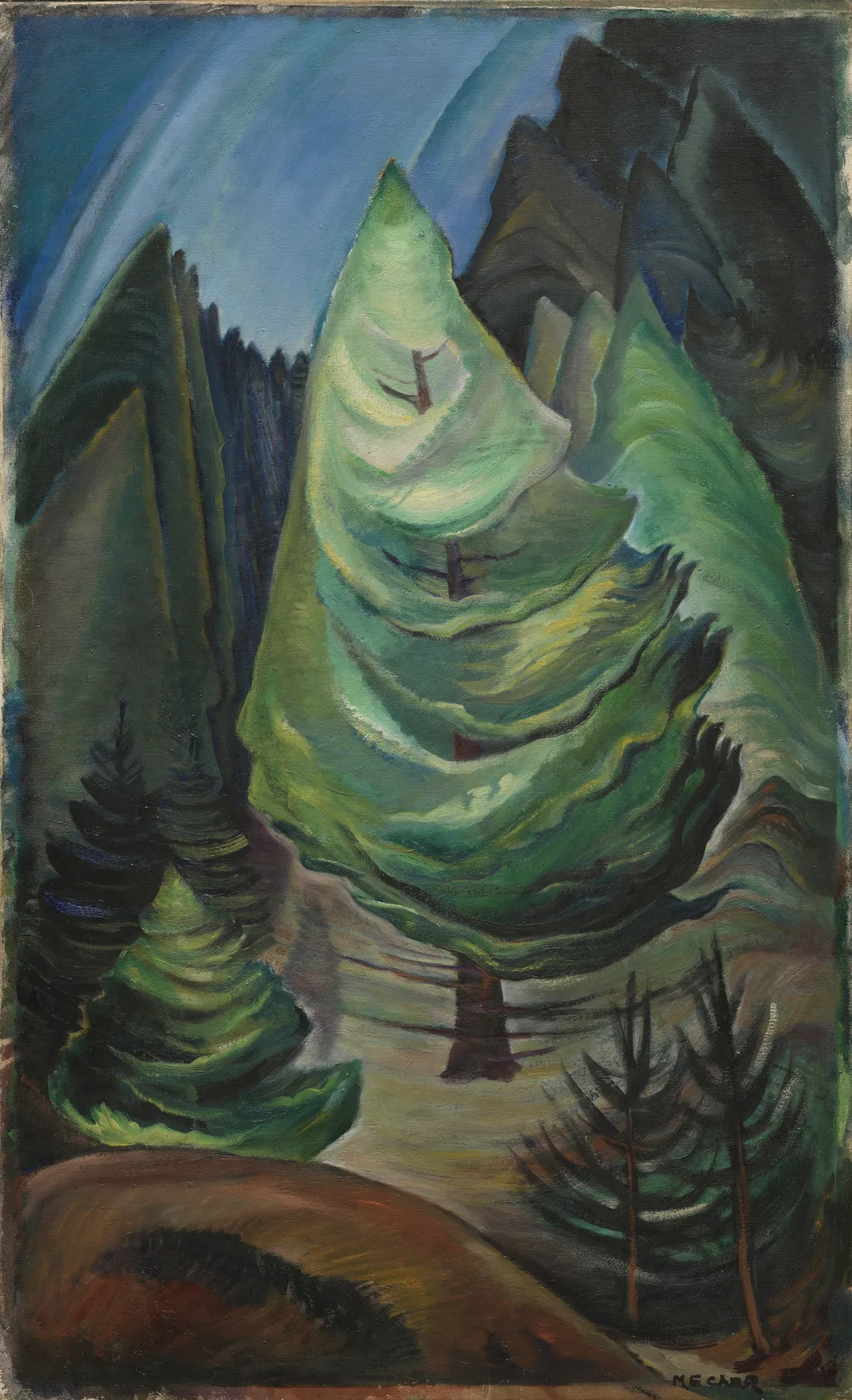 The Little Pine, 1931, oil on canvas.