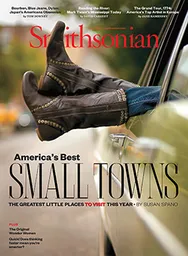 Cover of Smithsonian magazine issue from April 2014