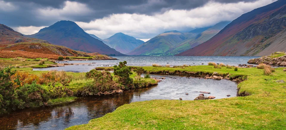 Wastwater with Scafell Pike in the distance 