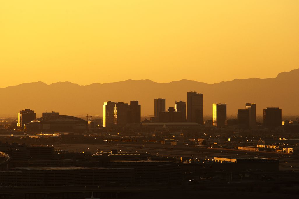 Phoenix at dusk