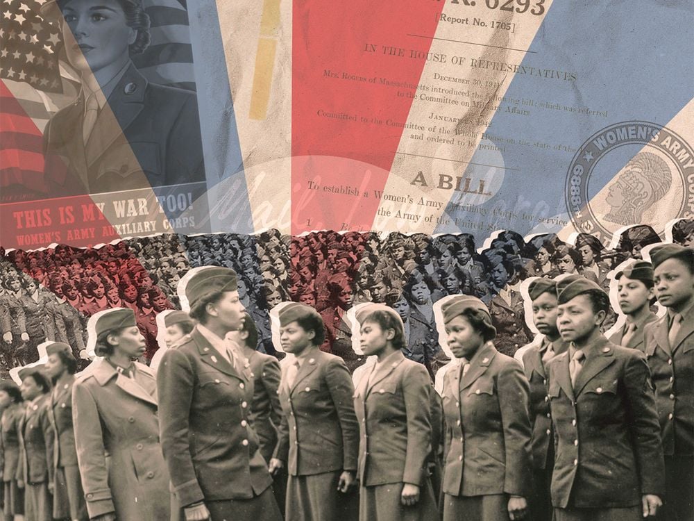 Generate the picture of a black african female soldier in a