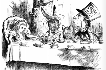 John Tenniel's illustration of Lewis Carroll's Alice's Adventures in Wonderland