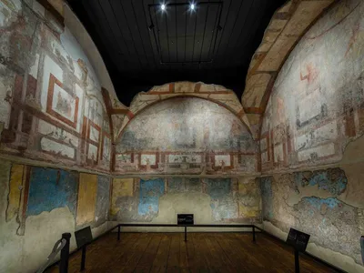 Discovered beneath the Baths of Caracalla, the two-story home dates to between 134 and 138 C.E.