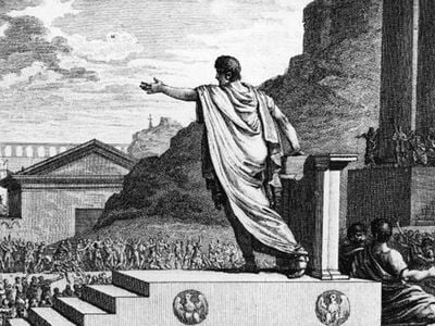 Gaius Gracchus attempted to enact social reform in Ancient Rome but died at the hands of the Roman Senate in 121 B.C.