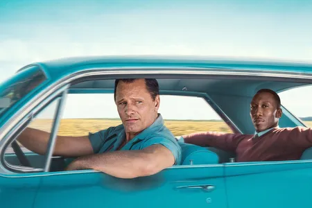 Viggo Mortensen (left) and Mahershala Ali star in Green Book.