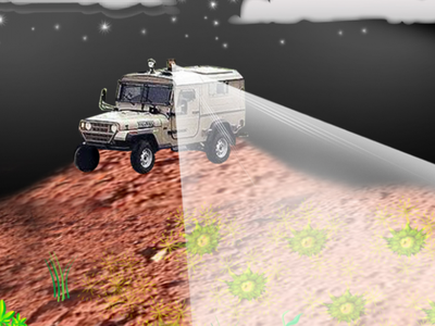 Researchers can remotely detect buried land mines using a bacterial sensor and a laser-based scanning system.
