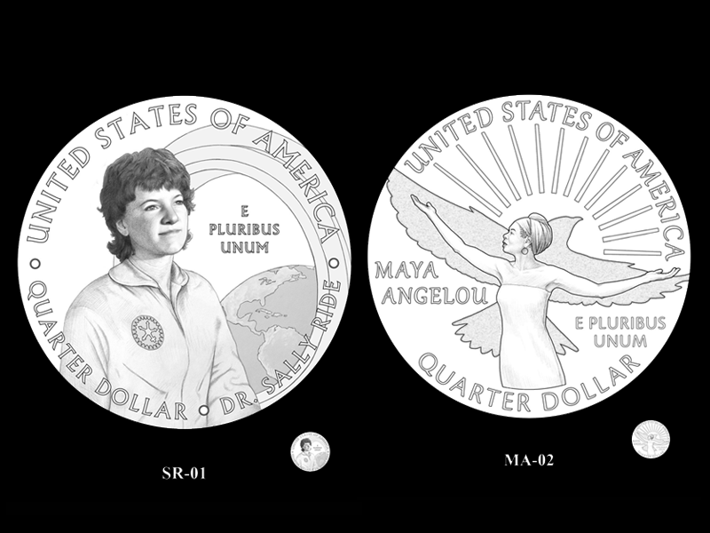 Maya Angelou, Sally Ride to Be Among First Women Featured on U.S. Quarters