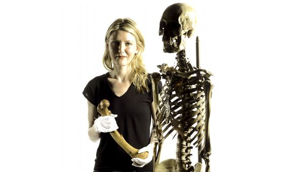 Sabrina Sholts is the curator of biological anthropology at the Smithsonian’s National Museum of Natural History. (Paul Fetters, Smithsonian)