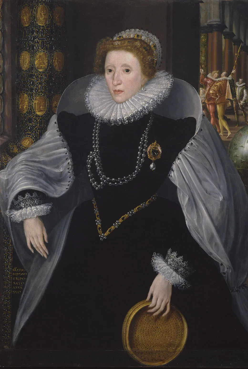 Quentin Metsys the Younger, Elizabeth I of England (The Sieve Portrait), 1583