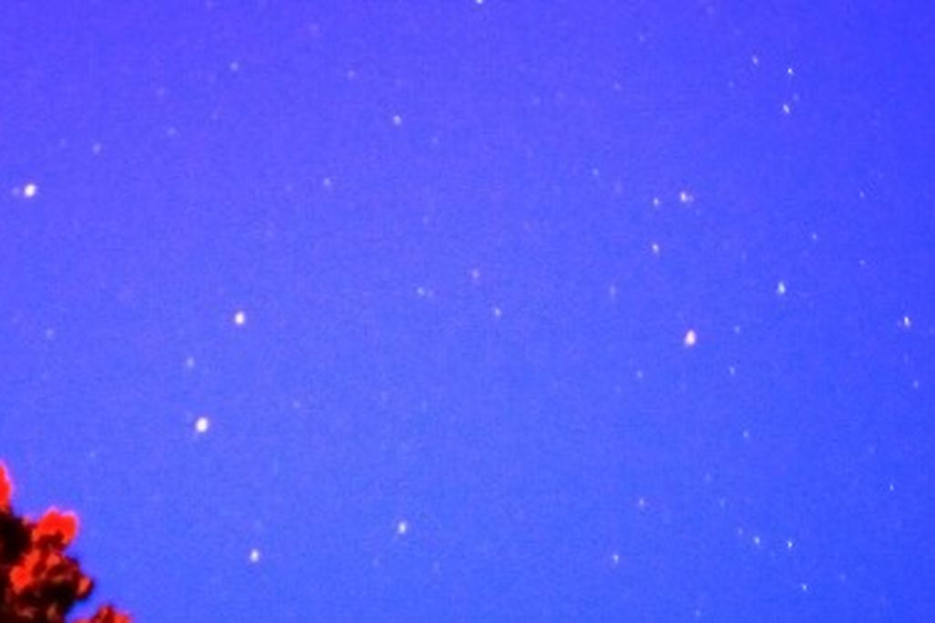 The Quadrantid meteor shower, as visible at twilight