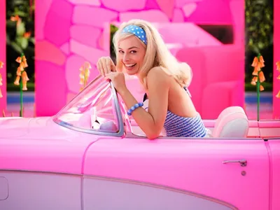 Margot Robbie stars in the live-action Barbie movie.