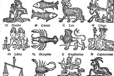 Zodiac woodcut