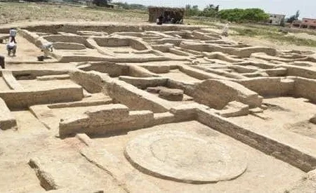 The barracks were designed as a series of mudbrick rooms.