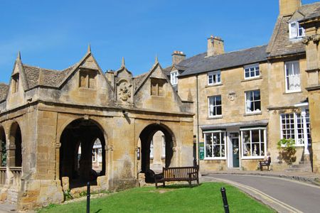 Medieval Market Hall, High Street, Chipping Campden, Cotswolds, Gloucestershire, England, United Kingdom