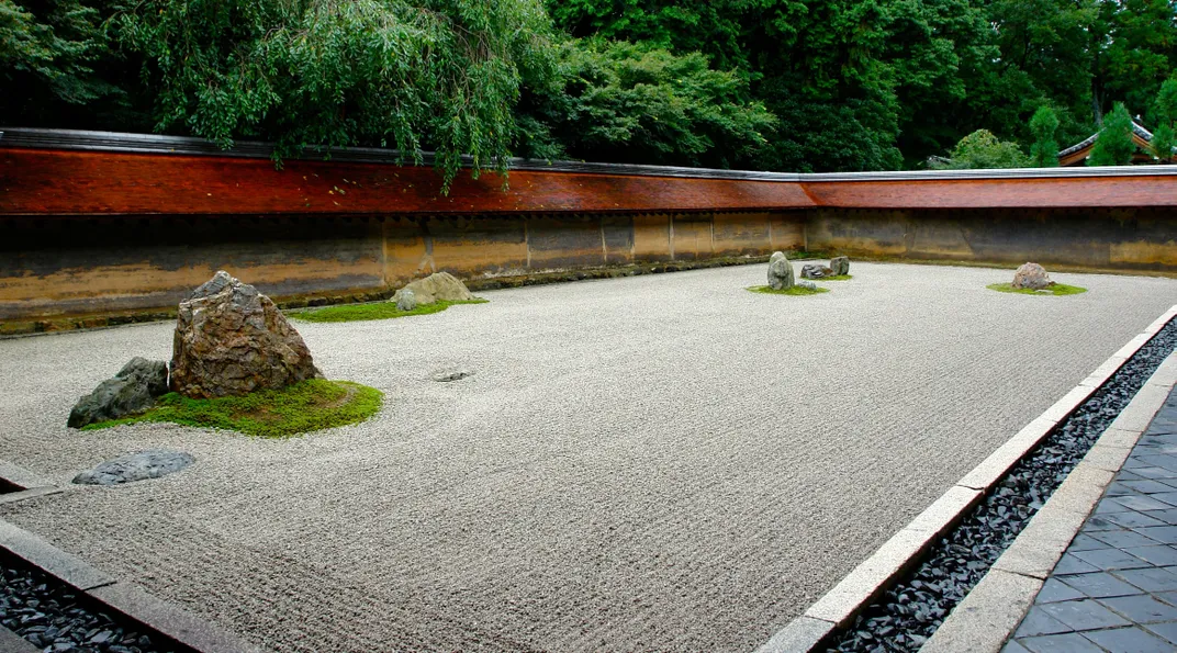 The Ryoan-ji Zen Garden in Kyoto