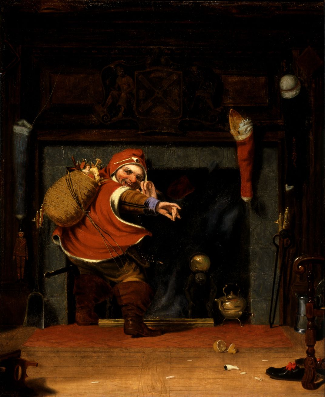 A Mischievous St. Nick from the Smithsonian American Art Museum