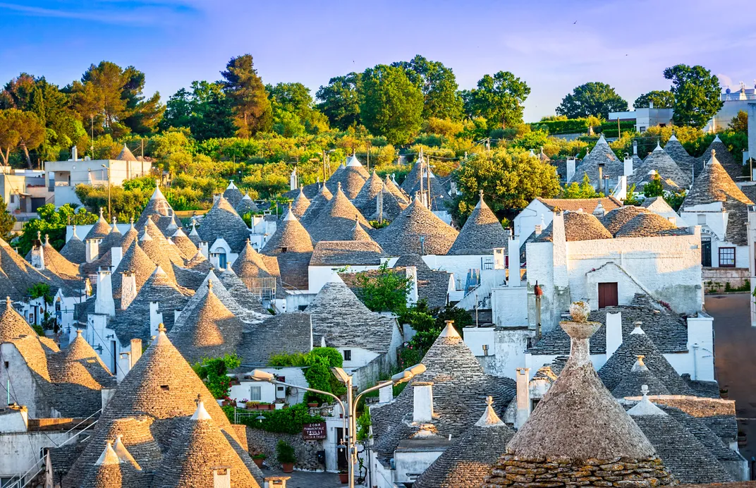 The <i>trull</i> houses of Alberobello