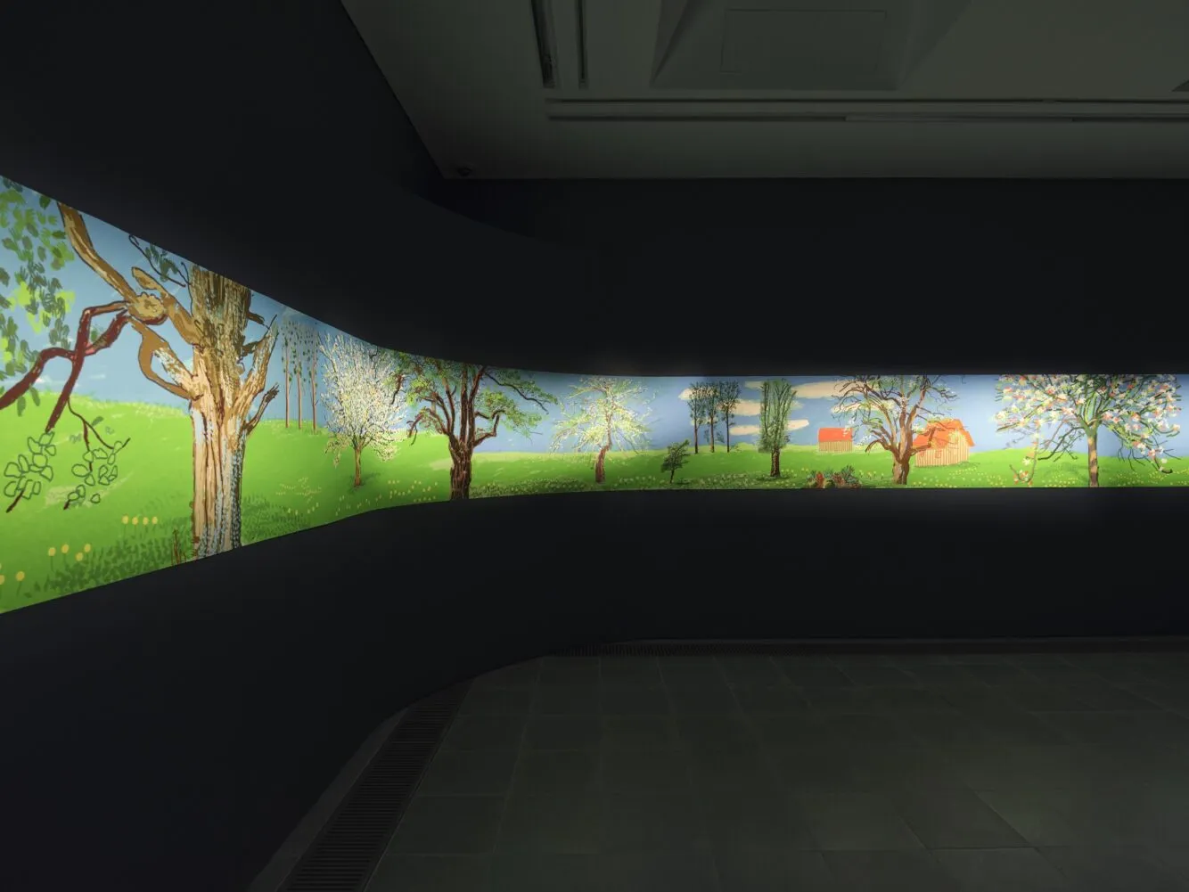 David Hockney Used an iPad to Create This Sprawling 295-Foot-Long