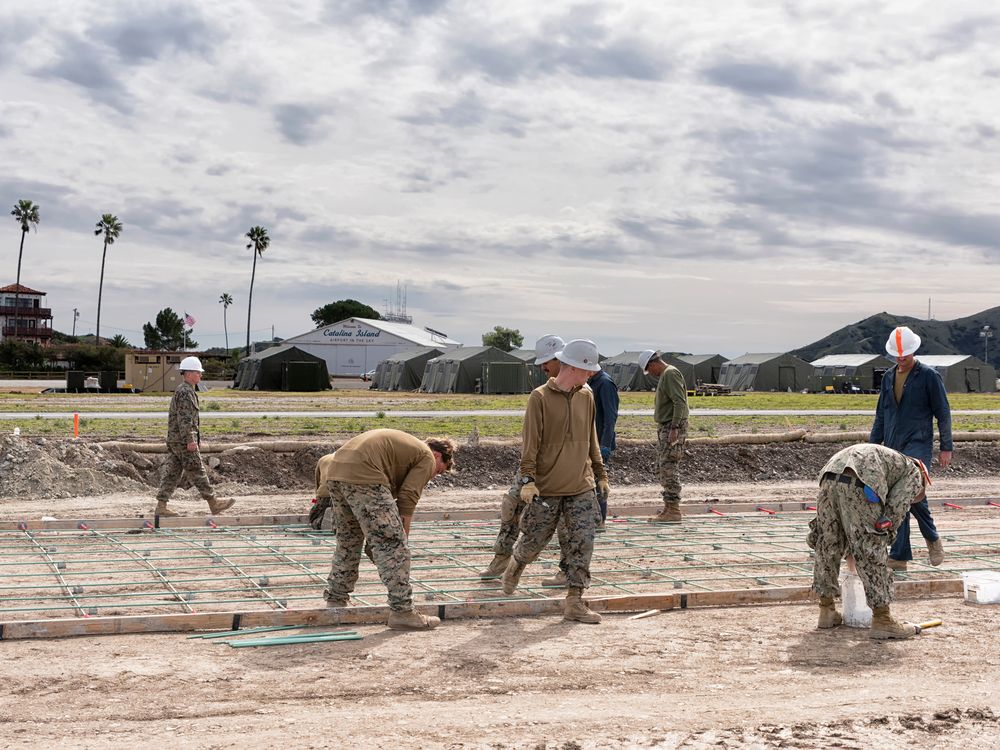 Marines repair runway