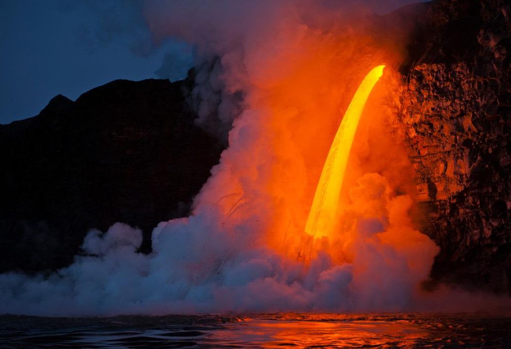 Kilauea at sunrise