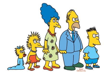 The old Simpsons "haunted" the family house in a 2014 Halloween episode