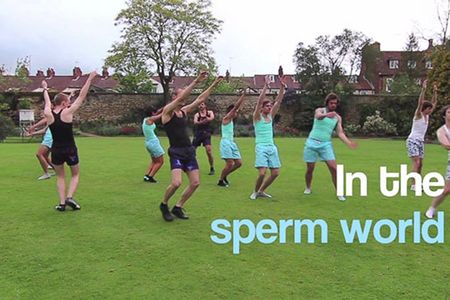 Using interpretive dance, Cedric Tan, a biologist at the University of Oxford, explains his PhD thesis, "Sperm competition between brothers and female choice.