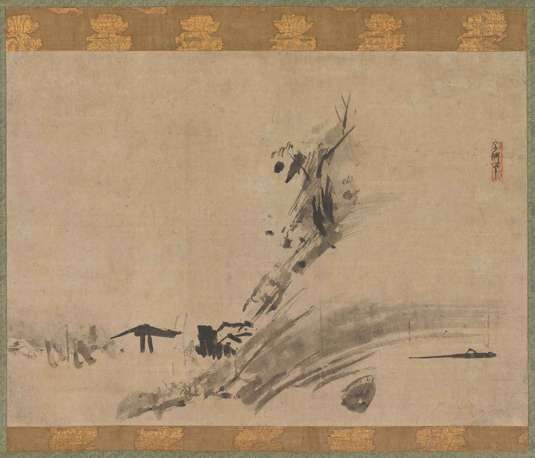 Landscape by Josui Sōen, late 15th, early 16th century