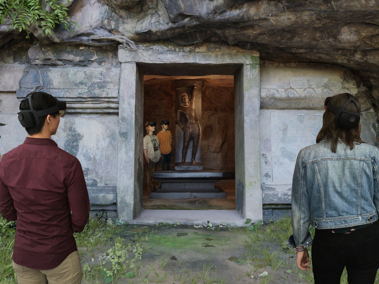 A Botched Restoration Left These Ancient Cambodian Statues With