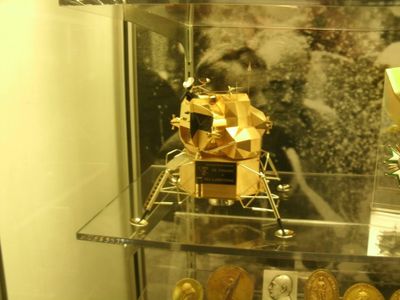 The LEM model missing from the Armstrong Museum