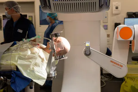 A Parkinson&rsquo;s patient in Nice, France, is prepped for a surgery to implant electrodes into the brain. The technique, called deep brain stimulation, is being used experimentally or in small studies to treat addiction.