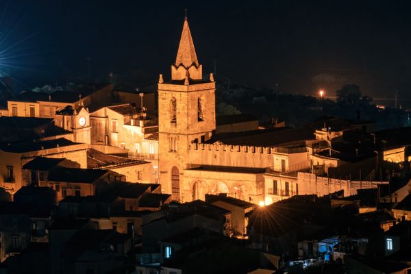 Chiesa Matrice Vecchia, Castelbuono at Night thumbnail