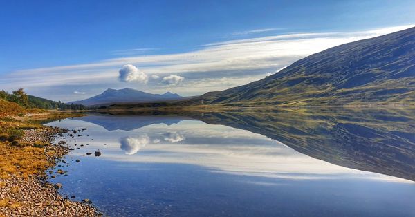 Calmness on Loch a Chroisg in Scotland thumbnail