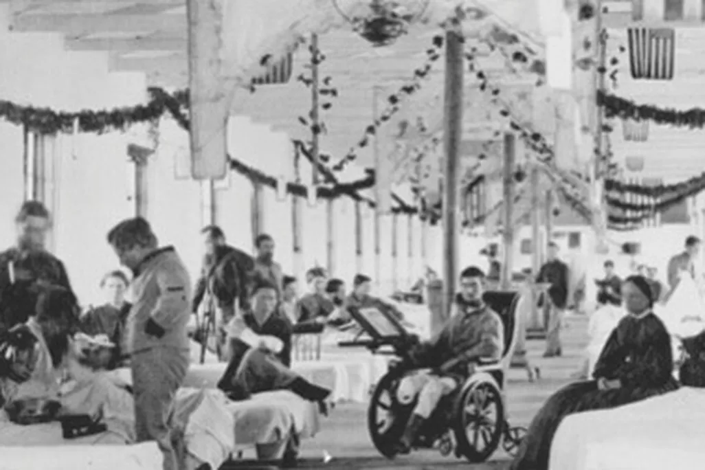 A ward in Carver General Hospital, Washington, D.C.