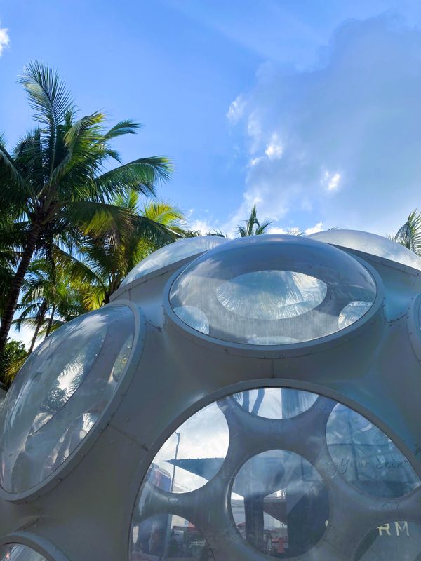 Bubble Sculpture Under The Palm Tree thumbnail