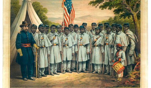 Many contemporaries argued that Black men had more than earned the right to vote through their military service in the Civil War. (NMAH)