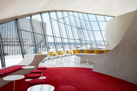 It's five o’clock somewhere, and at the TWA Hotel’s Sunken Lounge, it’s also 1965, approximately.
